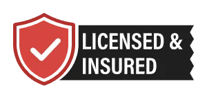 Badge3 Licensed and insured badge.